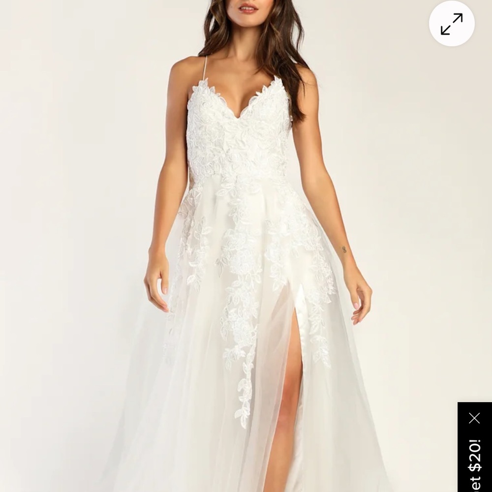 White Lace Wedding Dress